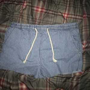 Pinstripe shorts